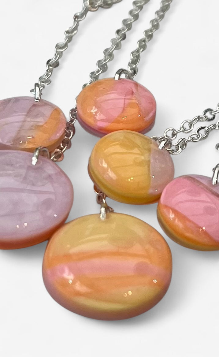 Pastel Bliss falling dots