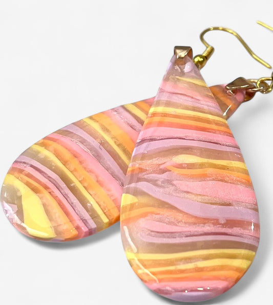Pastel Stripes large drops