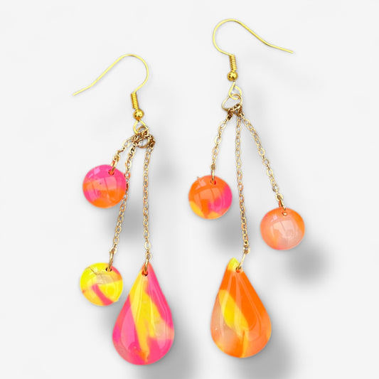 Neon Lush falling drops